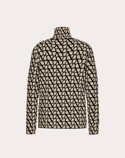 Red Valentino MAGLIONE IN LANA TOILE ICONOGRAPHE