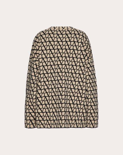 Red Valentino MAGLIONE IN LANA TOILE ICONOGRAPHE