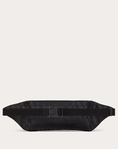 Red Valentino MARSUPIO BLACK ICONOGRAPHE IN NYLON