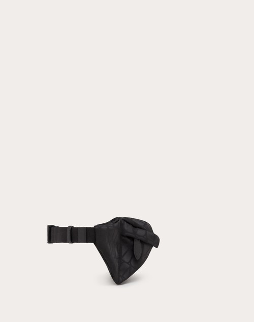 Red Valentino MARSUPIO BLACK ICONOGRAPHE IN NYLON