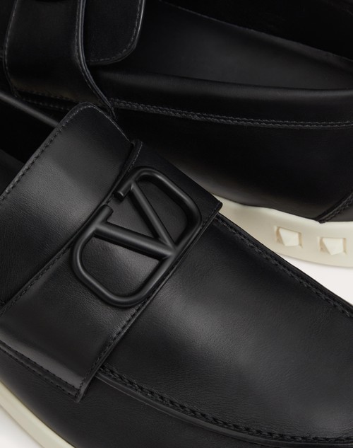 Red Valentino MOCASSINO LEISURE FLOWS IN VITELLO