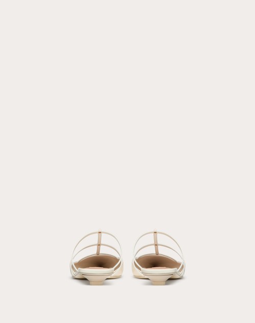 Red Valentino MULE ROCKSTUD WISPY IN VITELLO 20MM