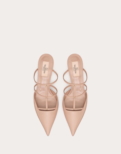Red Valentino MULE ROCKSTUD WISPY IN VITELLO 60MM