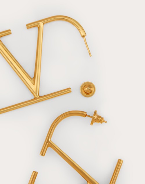 Red Valentino ORECCHINI VLOGO SIGNATURE IN METALLO