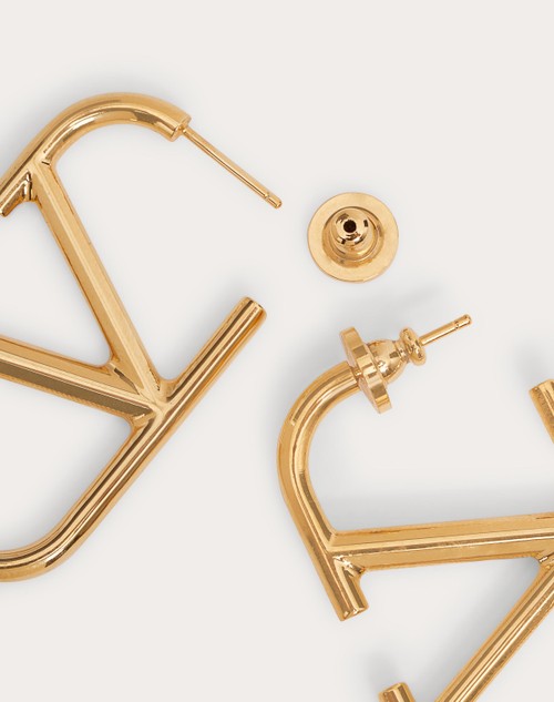 Red Valentino ORECCHINI VLOGO SIGNATURE IN METALLO