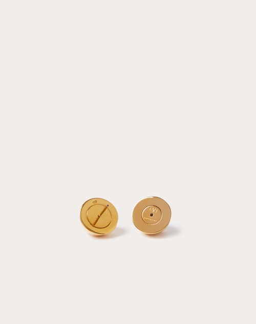 Red Valentino ORECCHINI VLOGO SIGNATURE IN METALLO
