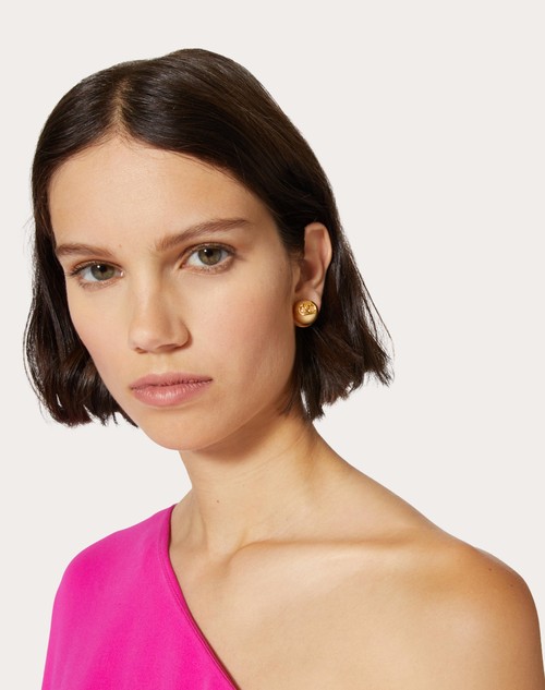 Red Valentino ORECCHINI VLOGO SIGNATURE IN METALLO