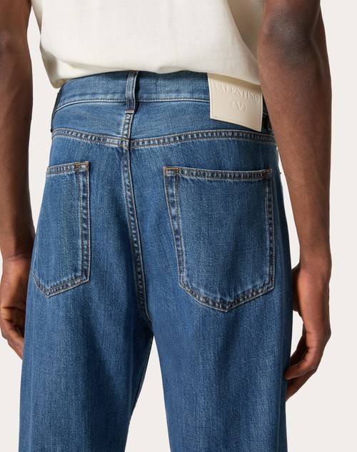 Red Valentino PANTALONE IN DENIM