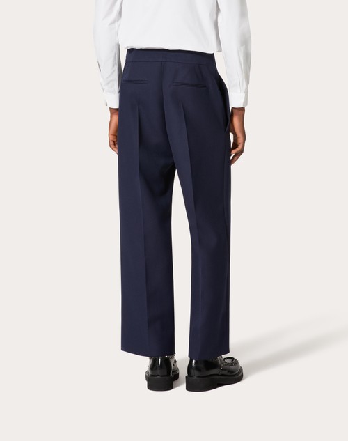 Red Valentino PANTALONE IN LANA TECNICA