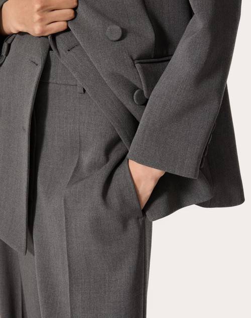 Red Valentino PANTALONI IN ACTIVE GABARDINE