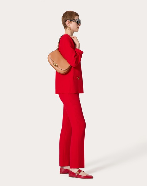 Red Valentino PANTALONI IN CADY COUTURE