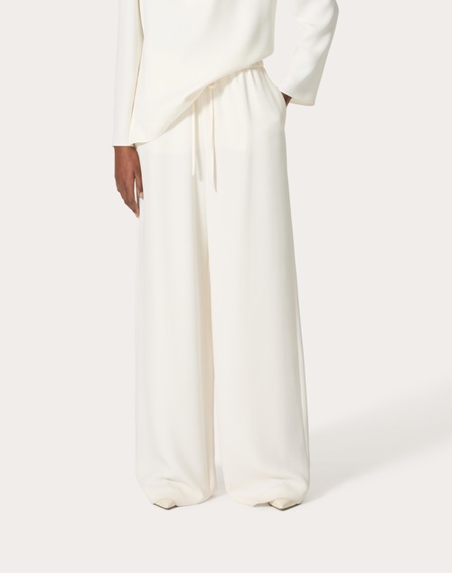 Red Valentino PANTALONI IN CADY COUTURE