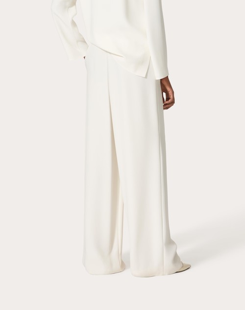 Red Valentino PANTALONI IN CADY COUTURE