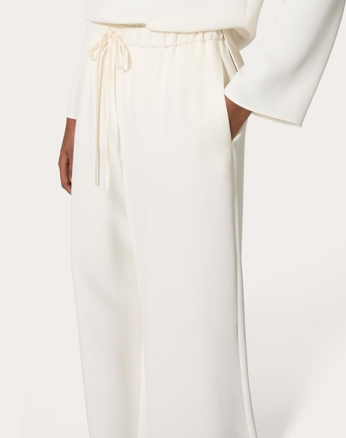 Red Valentino PANTALONI IN CADY COUTURE