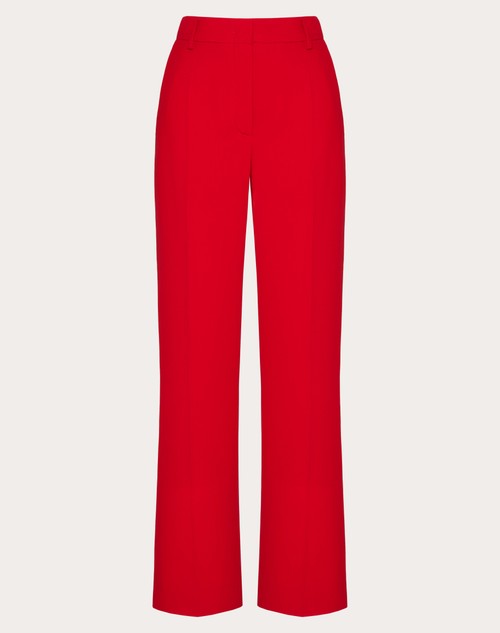 Red Valentino PANTALONI IN CADY COUTURE