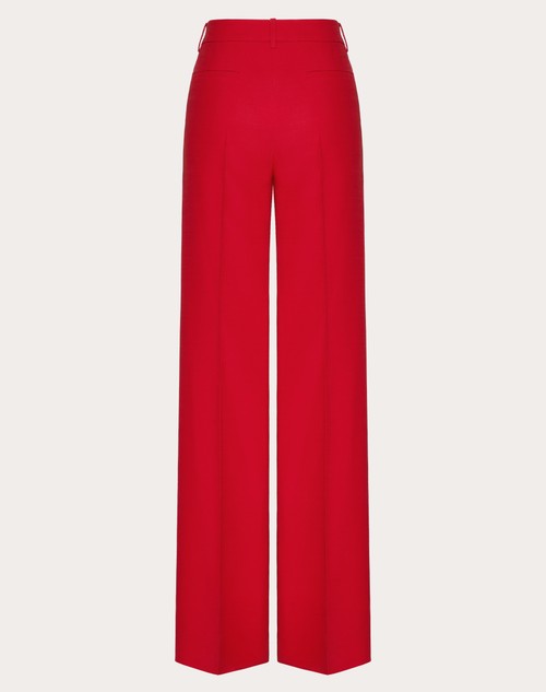 Red Valentino PANTALONI IN CREPE COUTURE