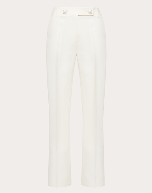 Red Valentino PANTALONI IN CREPE COUTURE