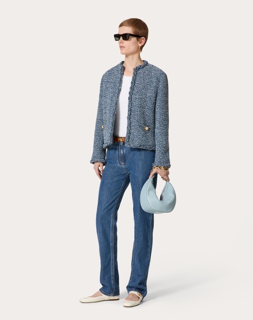 Red Valentino PANTALONI IN DENIM BLU MEDIO