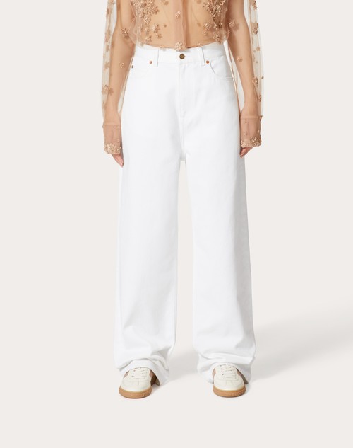 Red Valentino PANTALONI IN DENIM
