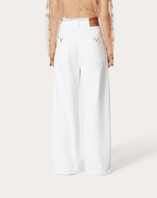 Red Valentino PANTALONI IN DENIM