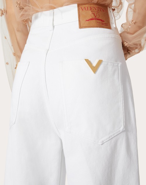 Red Valentino PANTALONI IN DENIM
