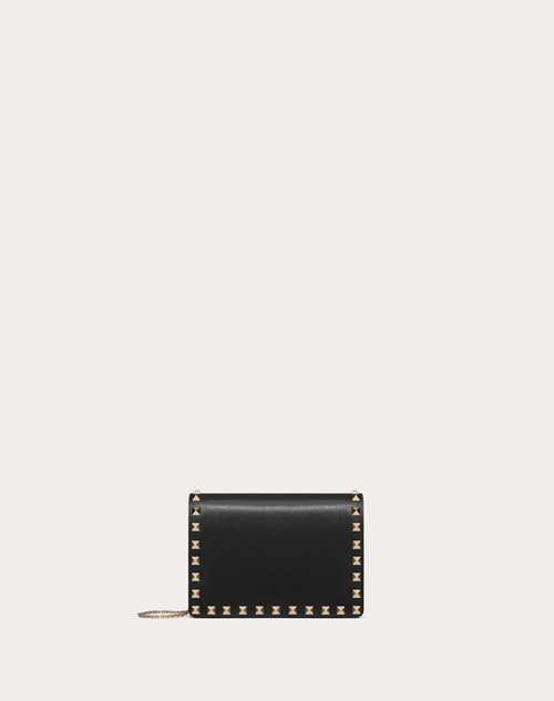 Red Valentino POUCH CON CATENA ROCKSTUD IN VITELLO