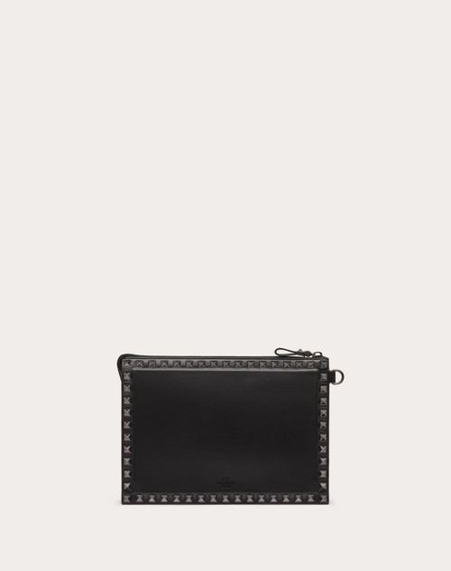 Red Valentino POUCH ROCKSTUD IN VITELLO