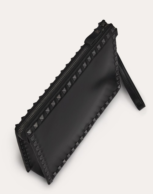 Red Valentino POUCH ROCKSTUD IN VITELLO