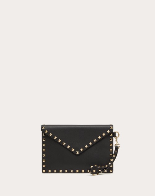 Red Valentino POUCH ROCKSTUD IN VITELLO