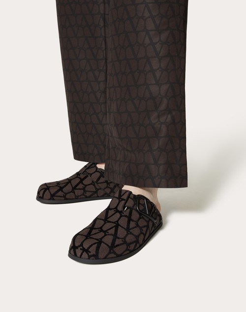 Red Valentino SABOT VLOGO TOILE ICONOGRAPHE