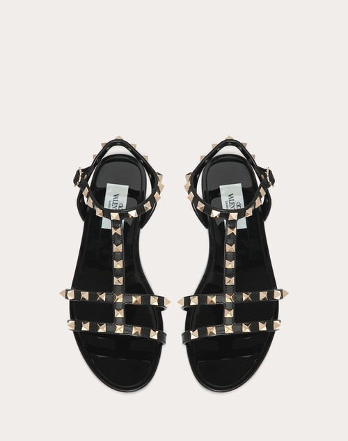 Red Valentino SANDALO BASSO ROCKSTUD IN GOMMA