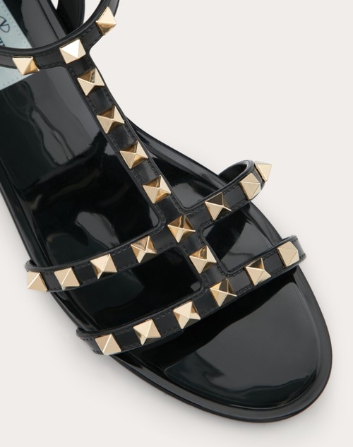 Red Valentino SANDALO BASSO ROCKSTUD IN GOMMA