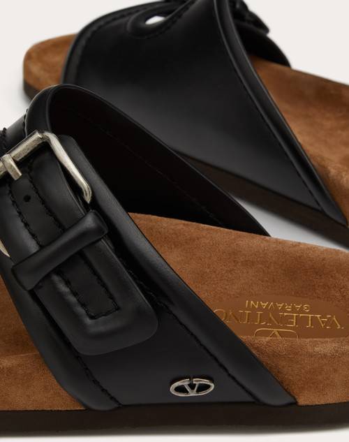 Red Valentino SANDALO SLIDE FUSSFRIEND IN VITELLO