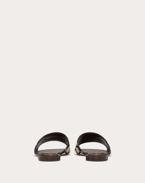 Red Valentino SANDALO SLIDE IN TOILE ICONOGRAPHE