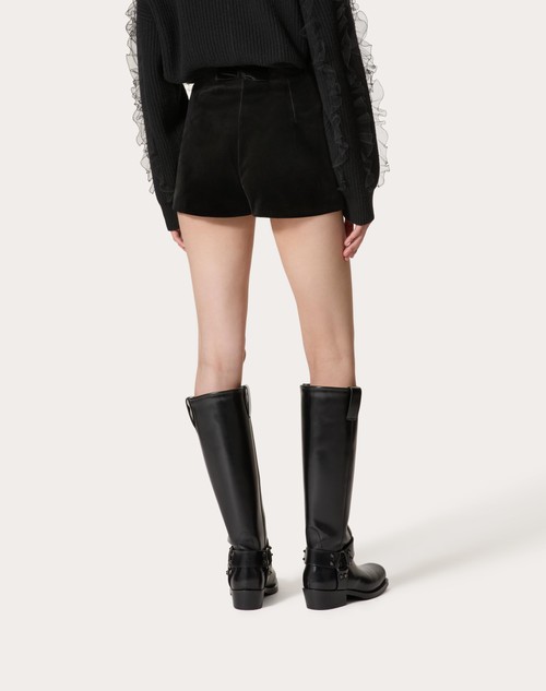 Red Valentino SHORT IN VELLUTO