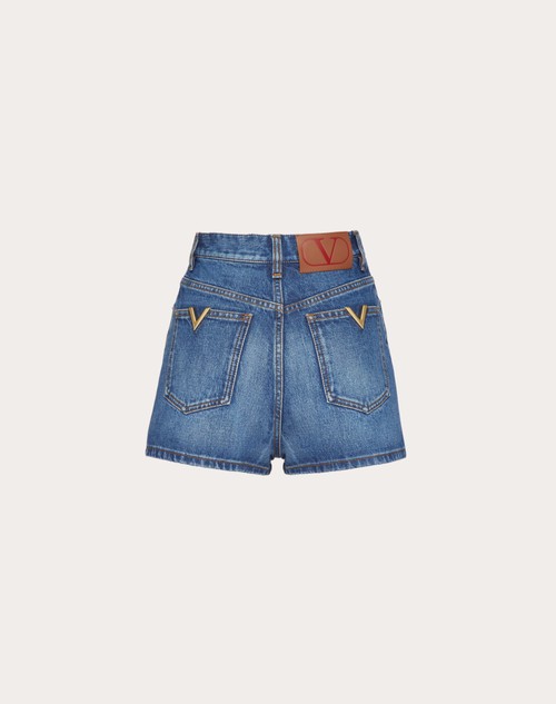 Red Valentino SHORTS IN DENIM