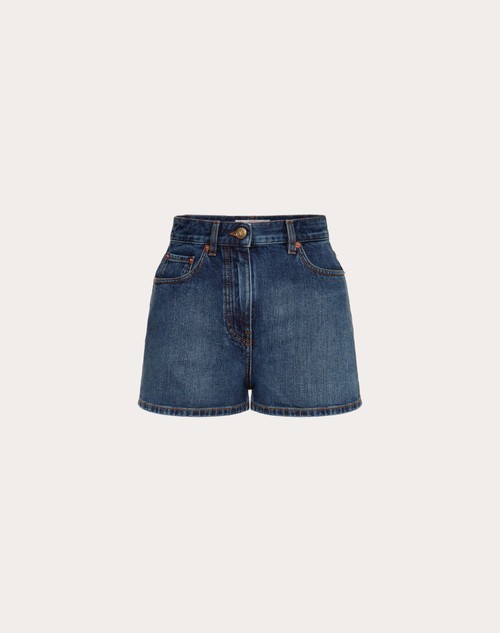Red Valentino SHORTS IN DENIM