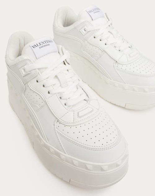 Red Valentino SNEAKER FREEDOTS XL IN VITELLO