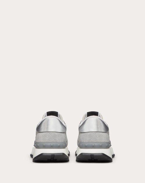 Red Valentino SNEAKER LACERUNNER IN PIZZO E MESH