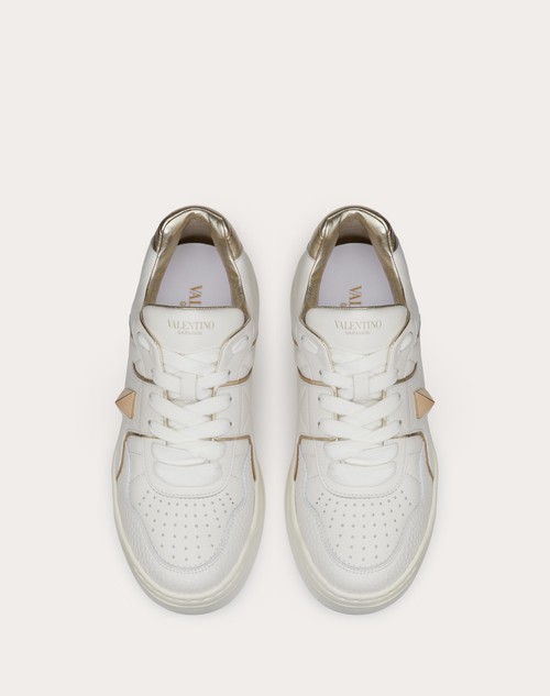 Red Valentino SNEAKER LOW-TOP ONE STUD IN NAPPA
