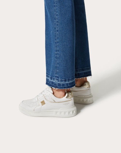 Red Valentino SNEAKER LOW-TOP ONE STUD IN NAPPA