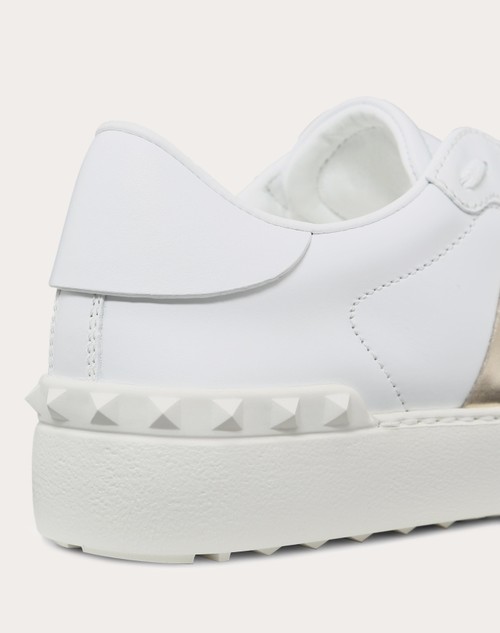 Red Valentino SNEAKER OPEN CON BANDA METALLIZZATA