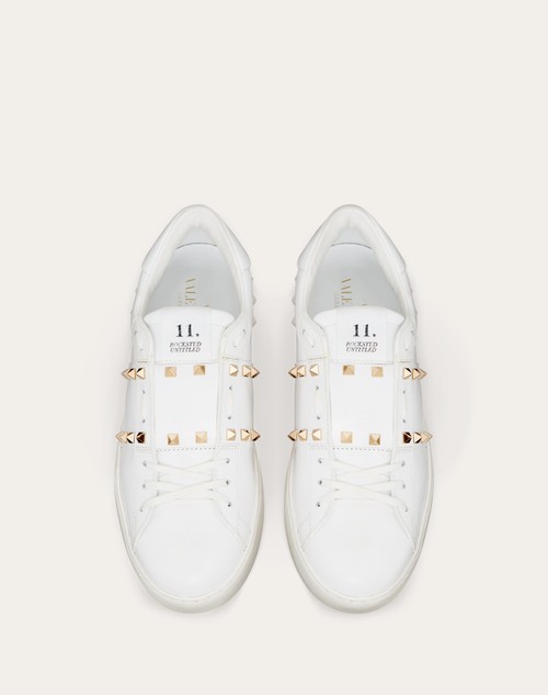 Red Valentino SNEAKER ROCKSTUD UNTITLED IN VITELLO