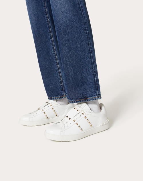 Red Valentino SNEAKER ROCKSTUD UNTITLED IN VITELLO