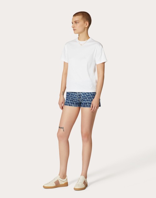 Red Valentino T-SHIRT IN JERSEY COTTON