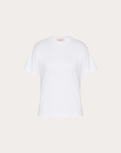 Red Valentino T-SHIRT IN JERSEY COTTON