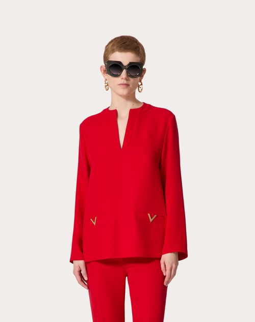 Red Valentino TOP IN CADY COUTURE