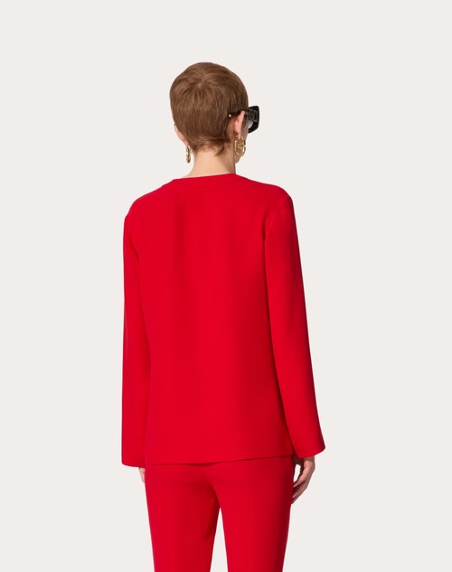 Red Valentino TOP IN CADY COUTURE