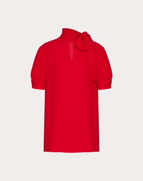 Red Valentino TOP IN GEORGETTE