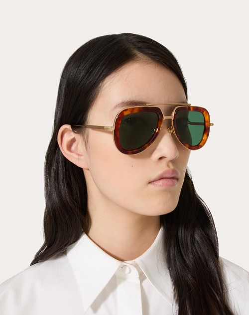 Red Valentino V-LSTORY OCCHIALE AVIATOR IN ACETATO